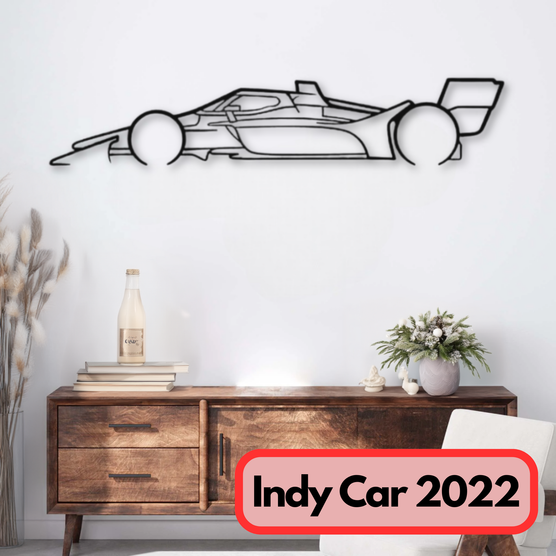 Décoration murale métal Indy Car 2022